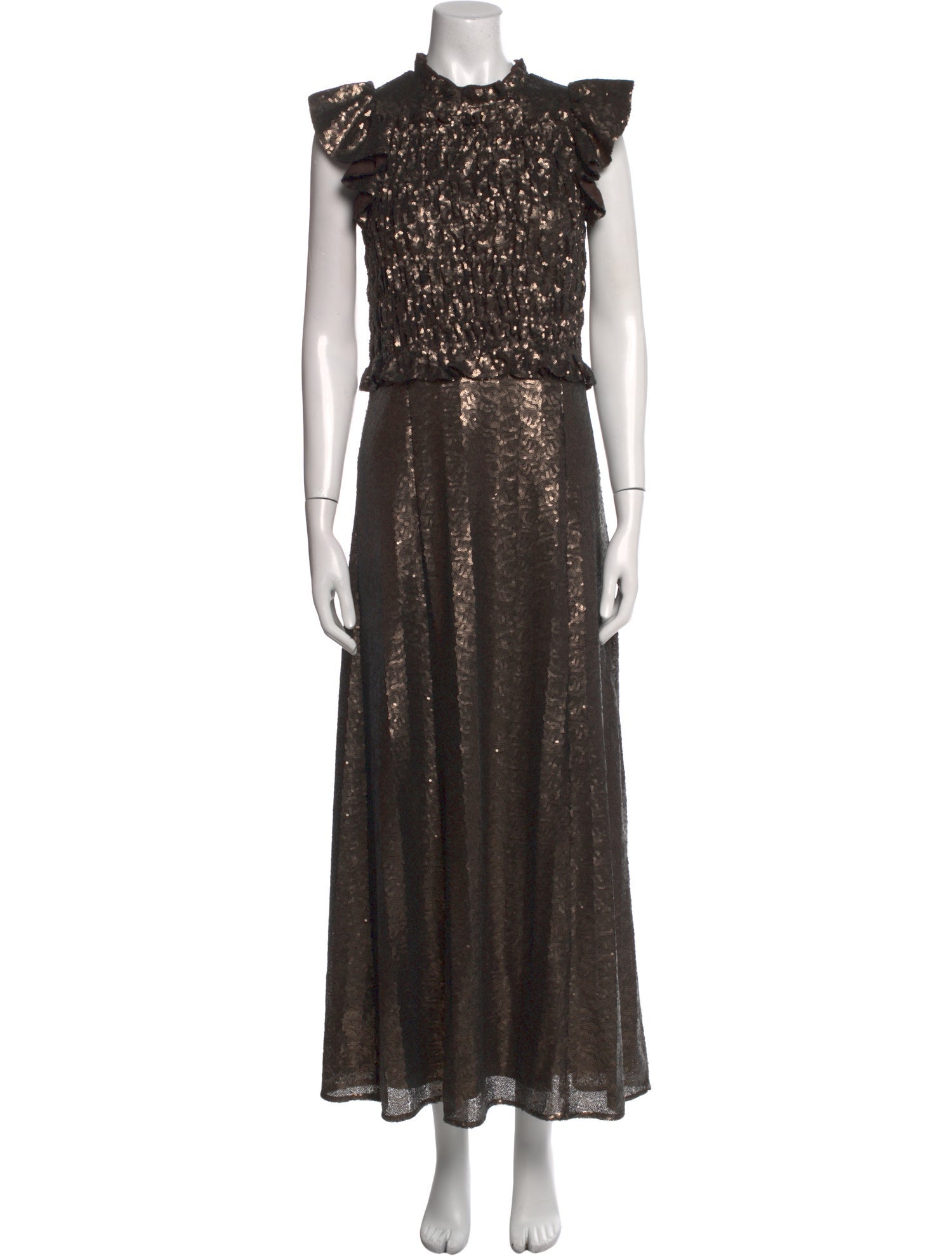 Sea New York Mock Neck Long Dress