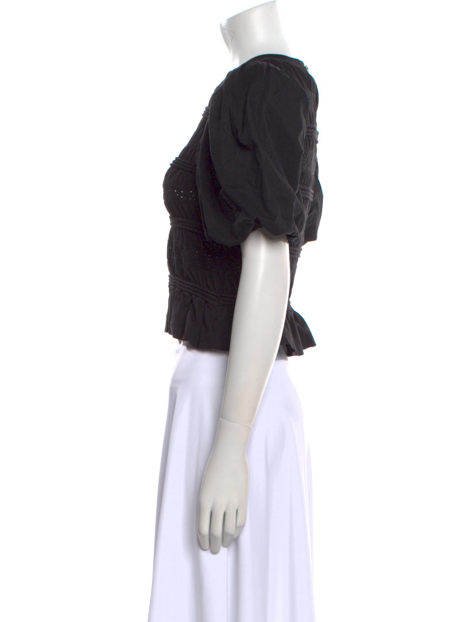 Sea New York Crew Neck Short Sleeve Crop Top