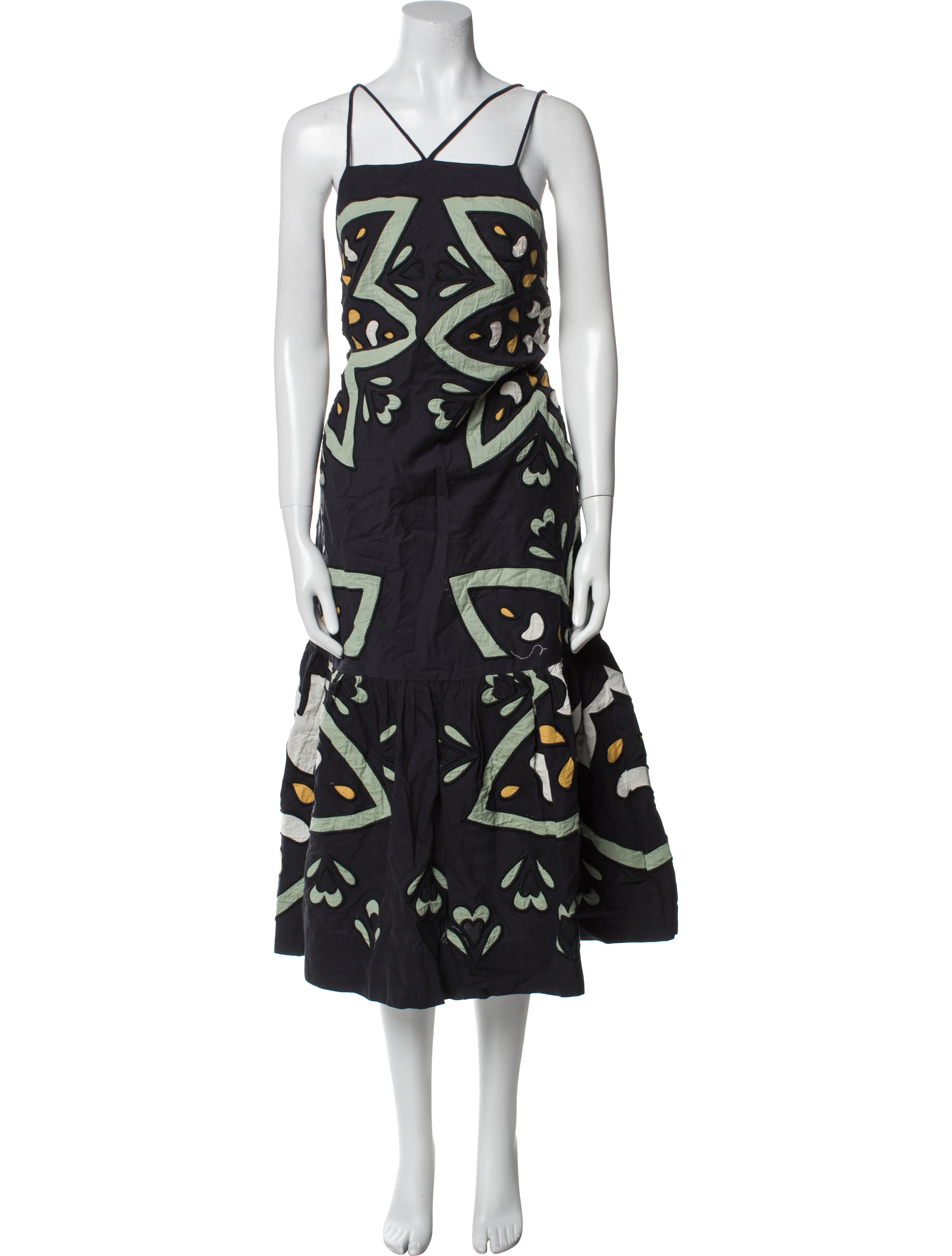 Sea New York Printed Knee-Length Dress