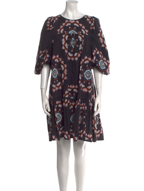 Sea New York Floral Print Knee-Length Dress