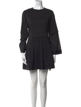 Sea New York Crew Neck Mini Dress