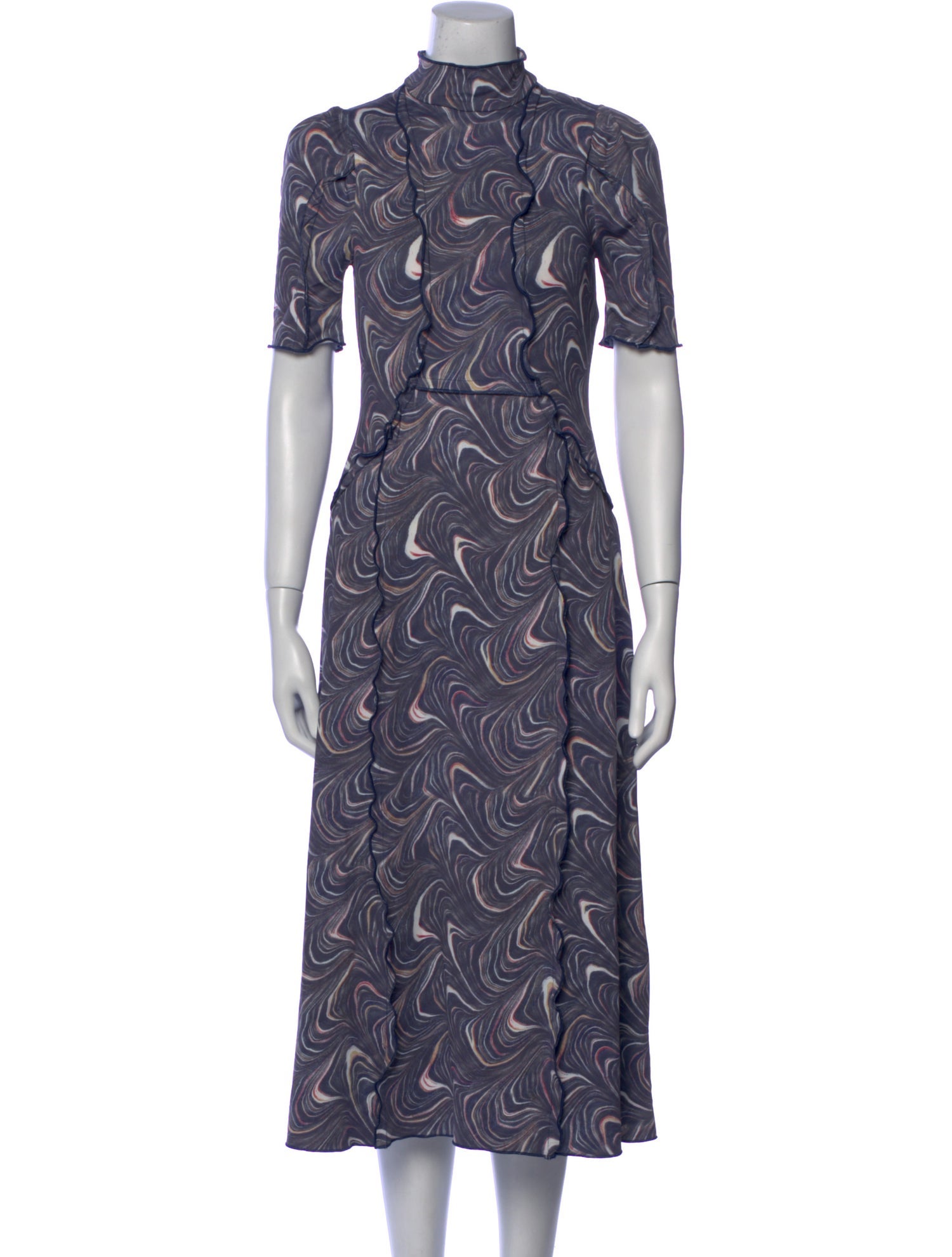 Sea New York Printed Long Dress