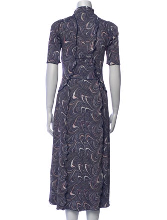 Sea New York Printed Long Dress