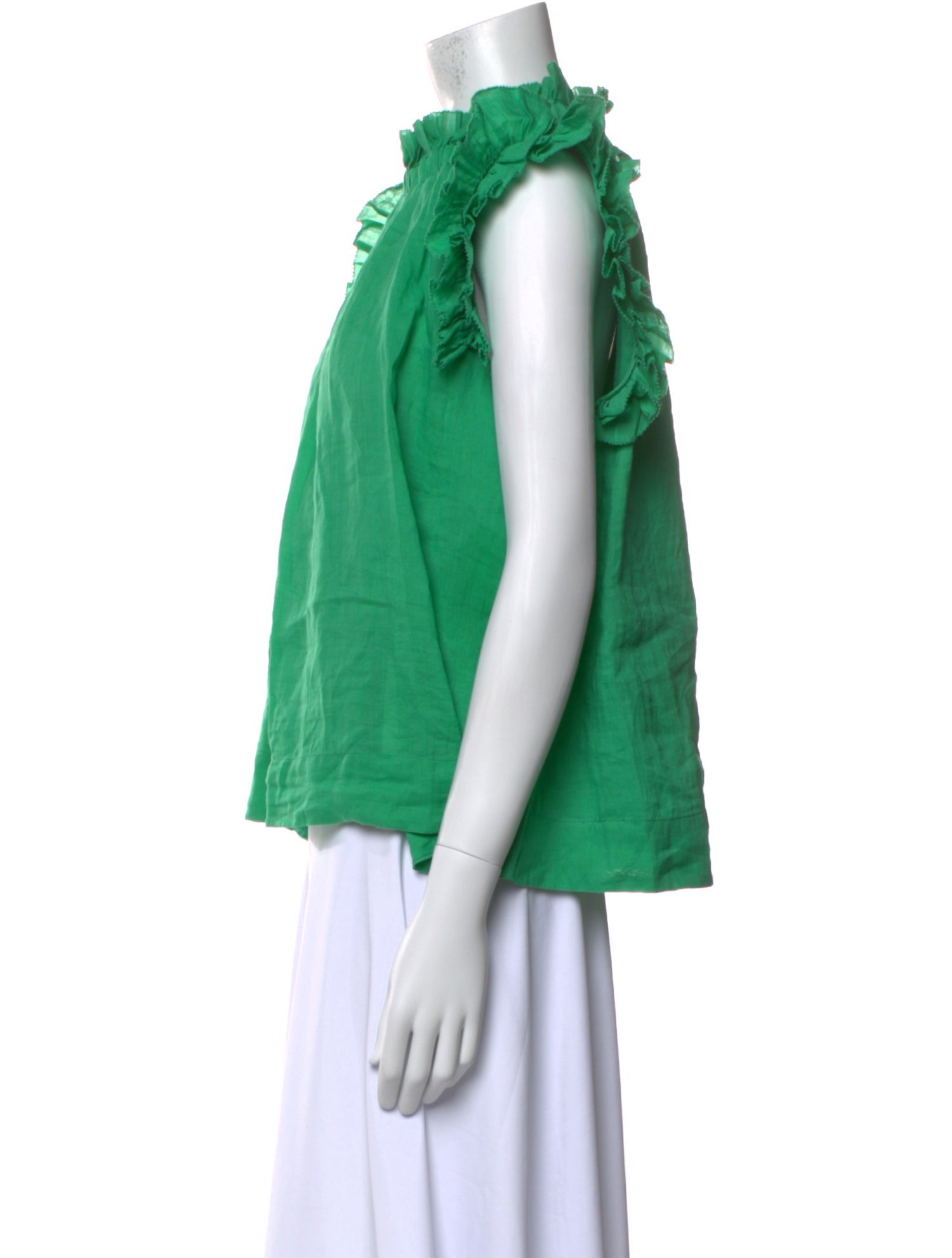 Sea New York Mock Neck Sleeveless Blouse