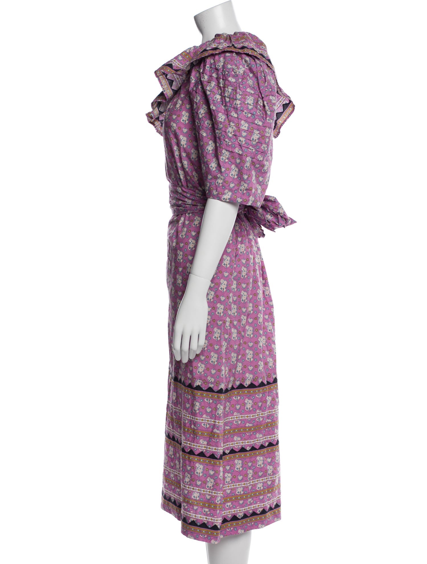 Sea New York Floral Print Midi Length Dress w/ Tags