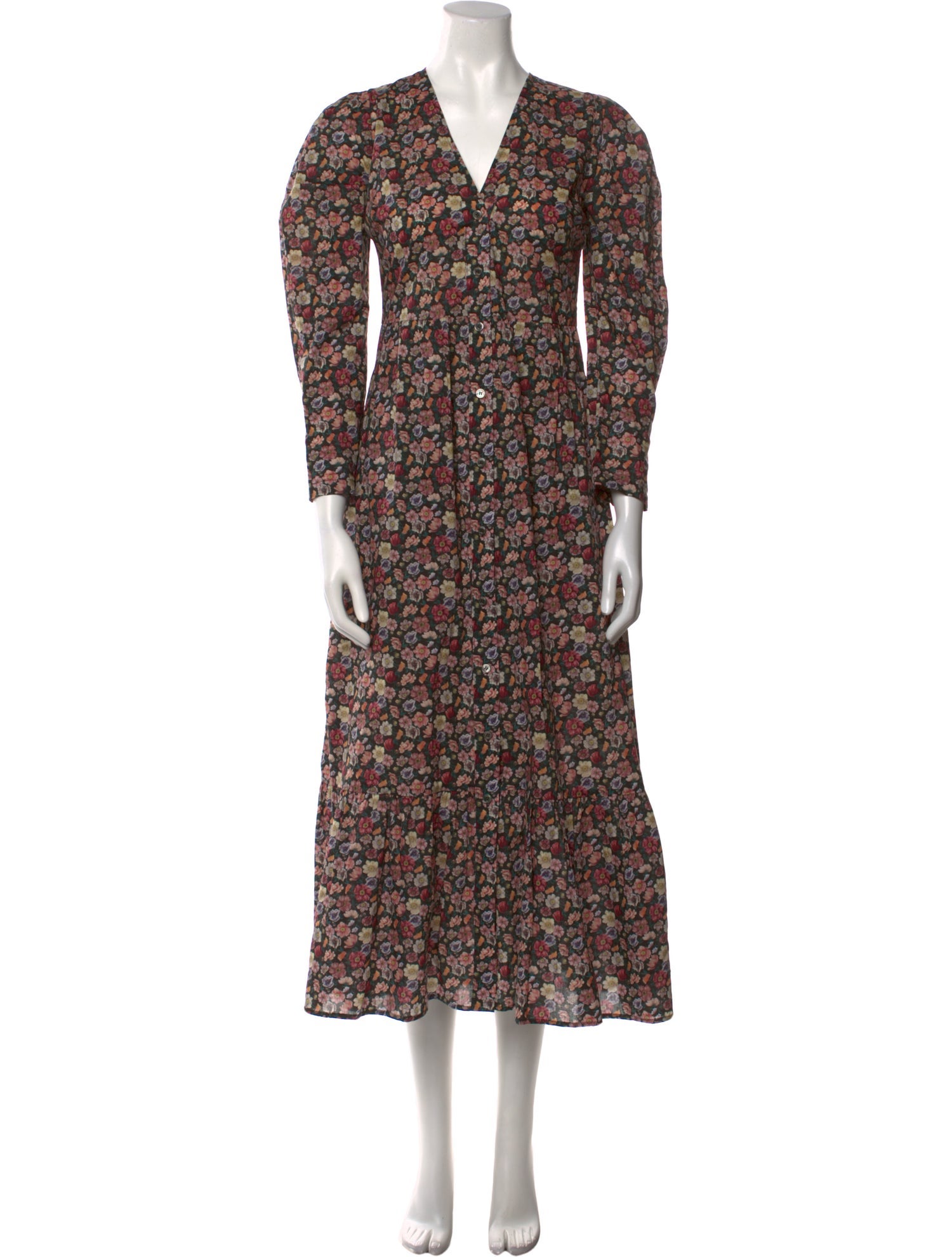 Sea New York Floral Print Midi Length Dress