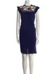 Sea New York Crew Neck Knee-Length Dress