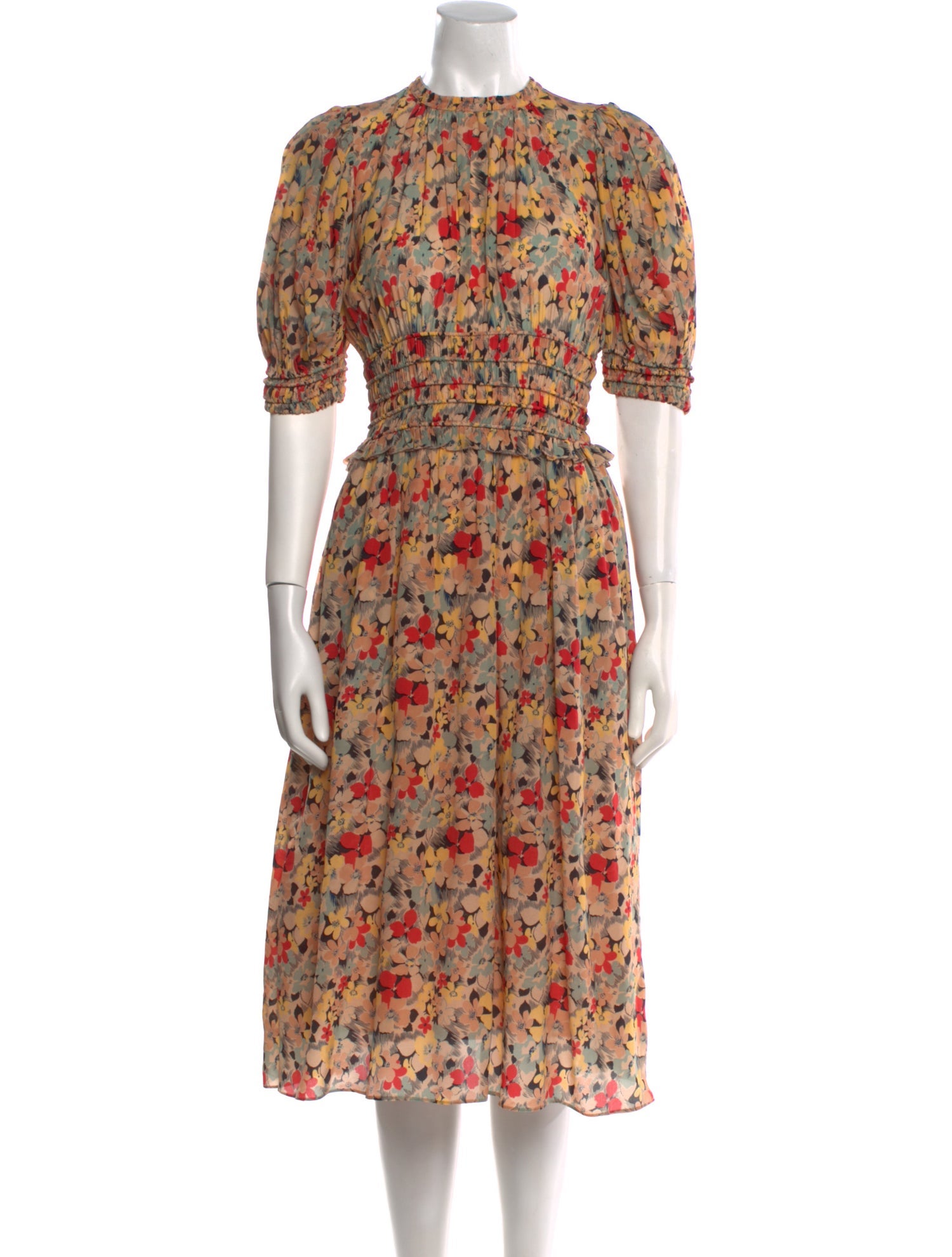 Sea New York Silk Midi Length Dress