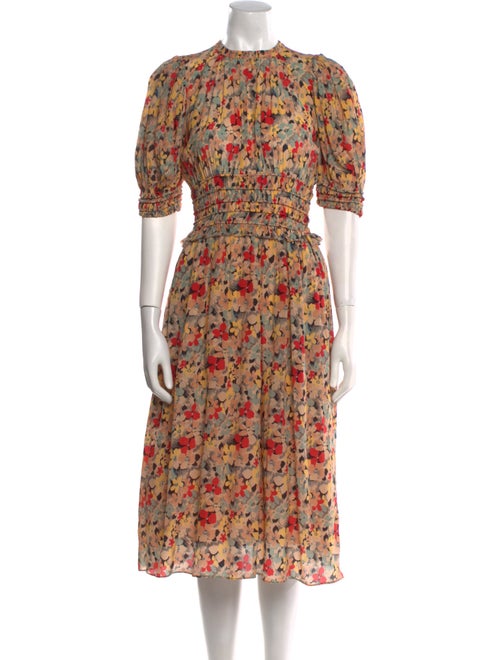 Sea New York Silk Midi Length Dress