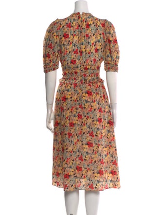 Sea New York Silk Midi Length Dress