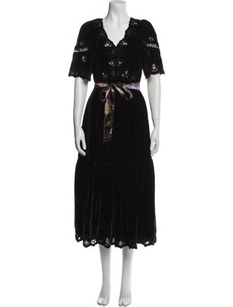 Sea New York V-Neck Midi Length Dress