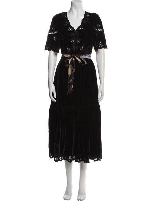 Sea New York V-Neck Midi Length Dress