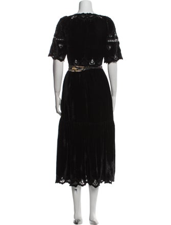 Sea New York V-Neck Midi Length Dress