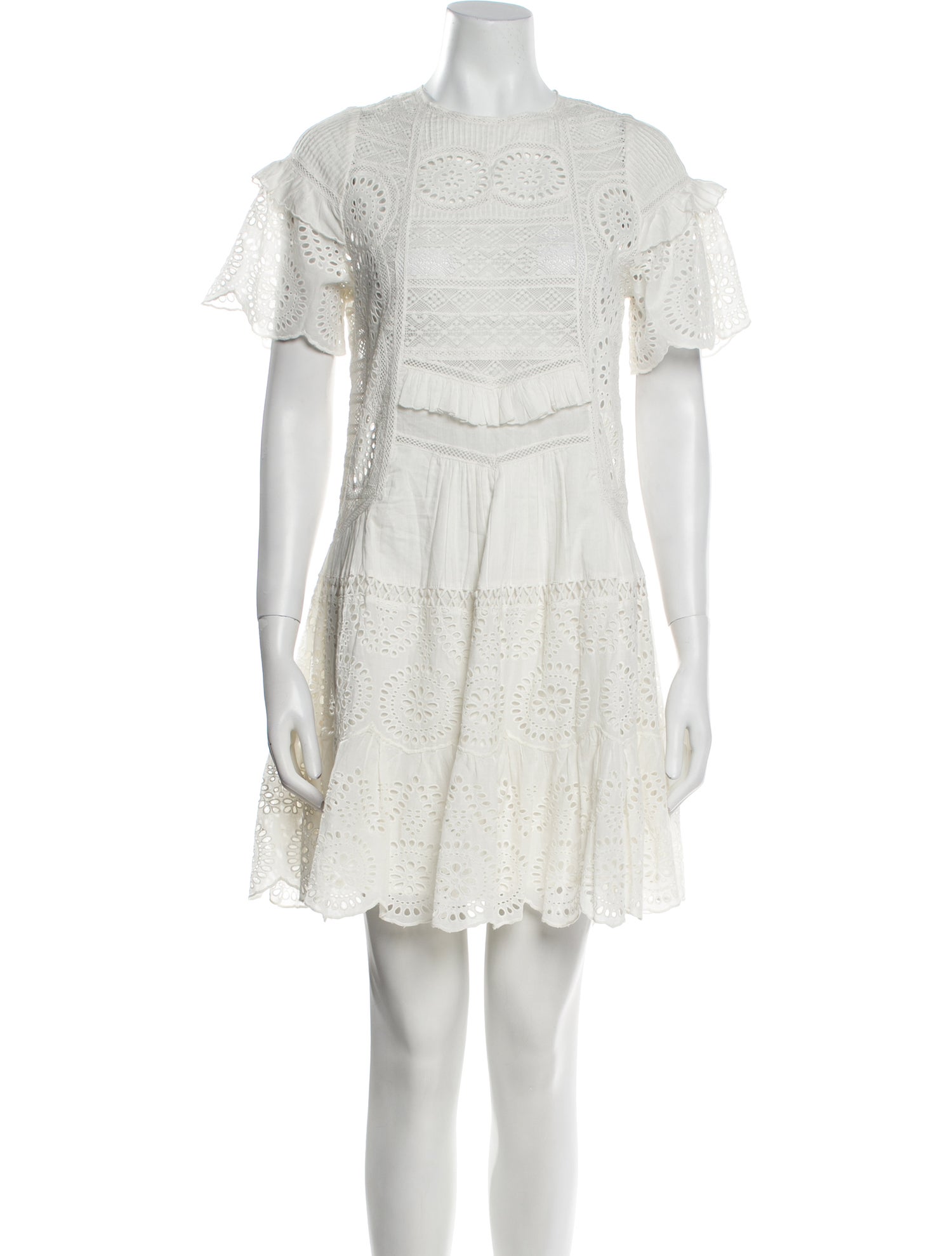 Sea New York Crew Neck Mini Dress