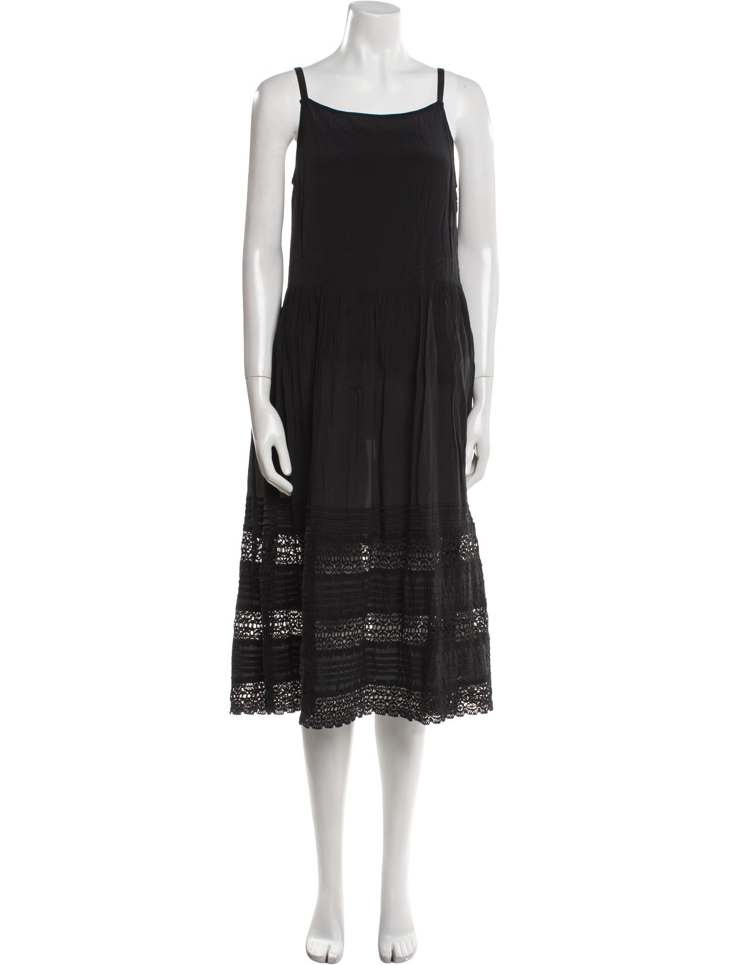 Sea New York Square Neckline Knee-Length Dress