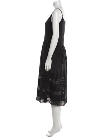 Sea New York Square Neckline Knee-Length Dress