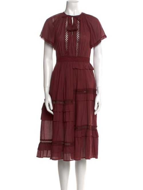 Sea New York Crew Neck Midi Length Dress