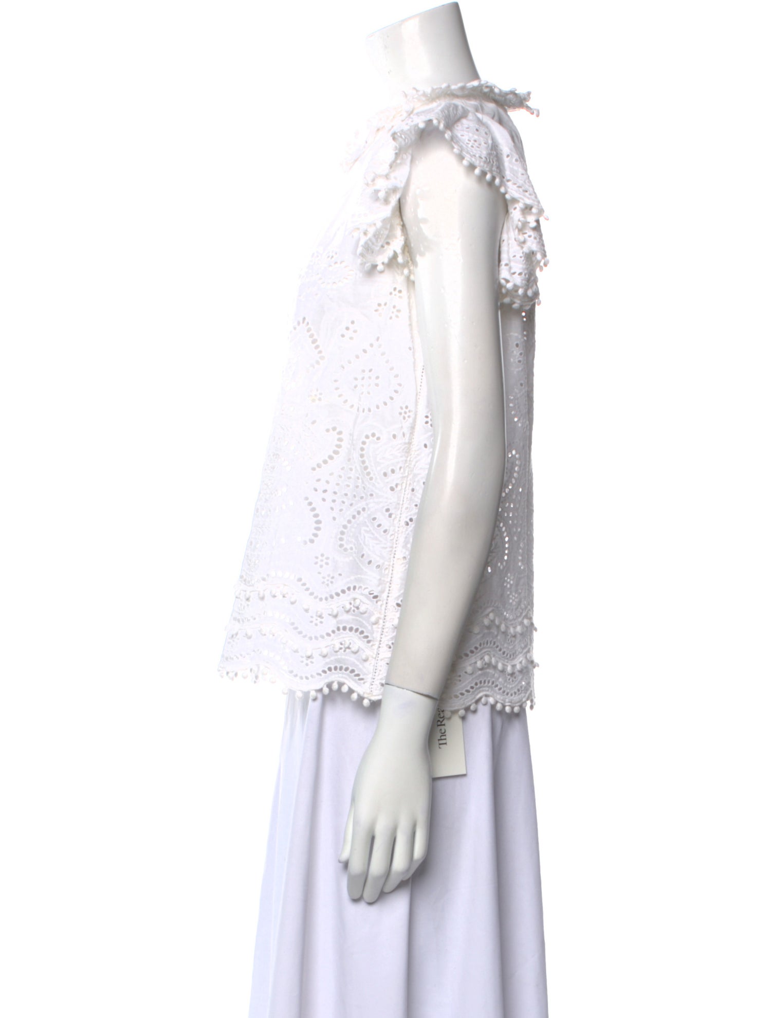 Sea New York Bateau Neckline Short Sleeve Blouse