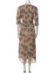 Sea New York Floral Print Midi Length Dress