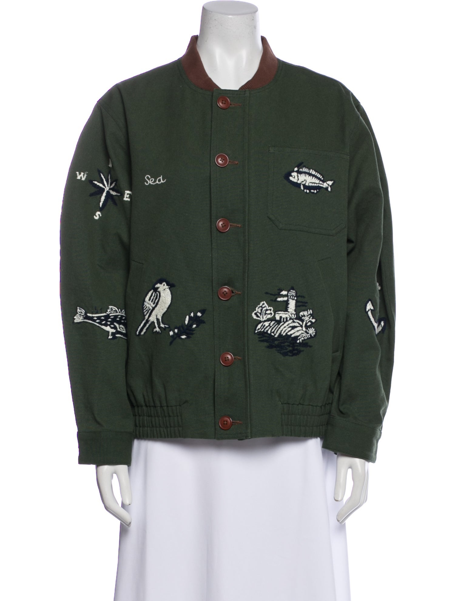 Sea New York Printed Bomber Jacket w/ Tags