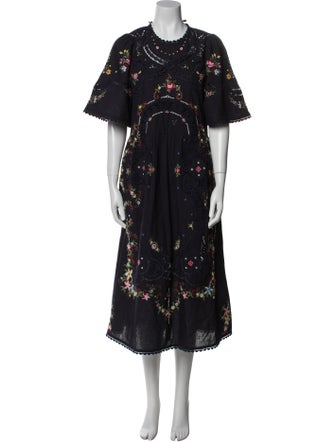 Sea New York Floral Print Long Dress