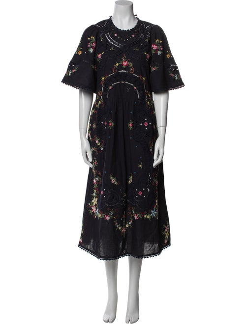 Sea New York Floral Print Long Dress