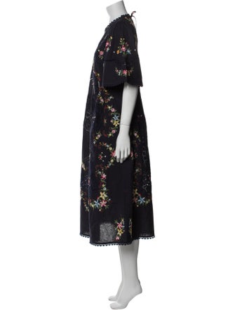 Sea New York Floral Print Long Dress