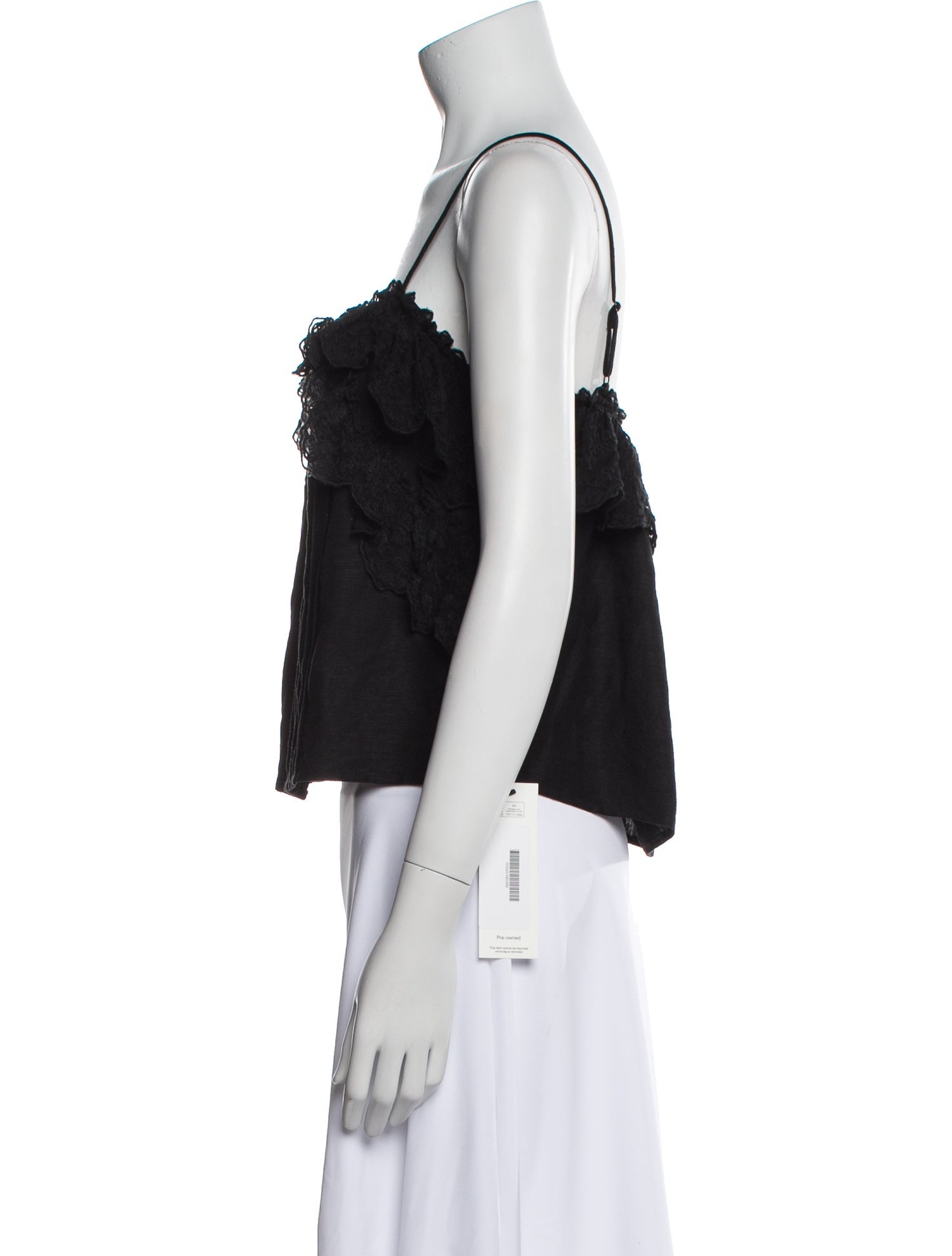 Sea New York Square Neckline Sleeveless Crop Top