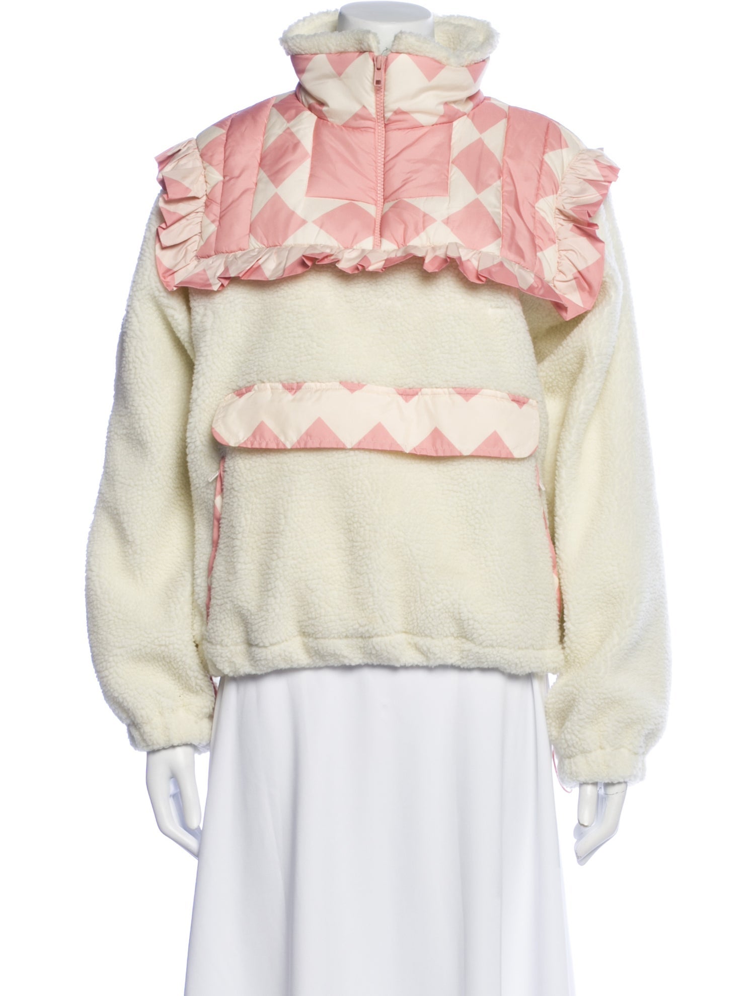 Sea New York Printed Faux Fur Jacket