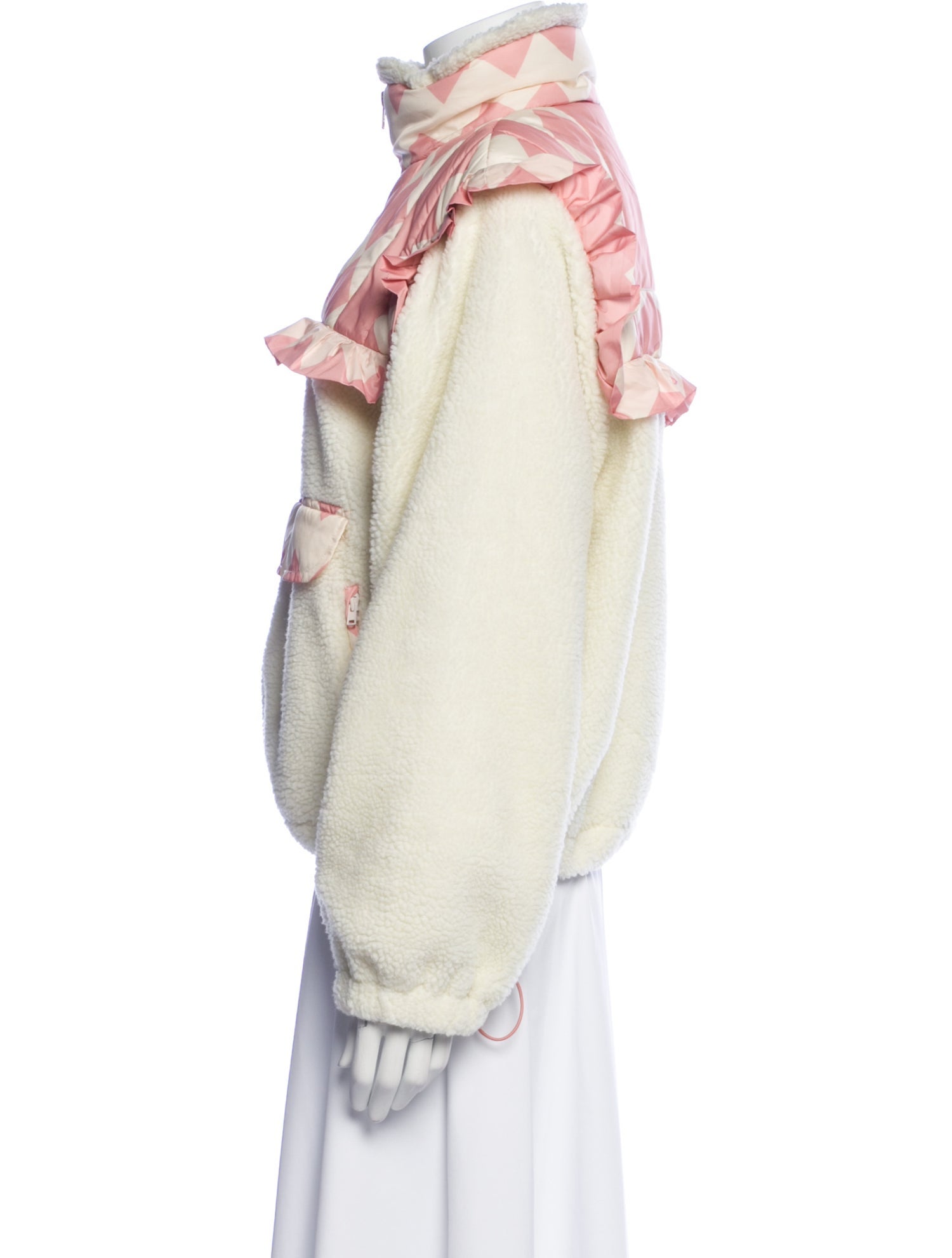 Sea New York Printed Faux Fur Jacket