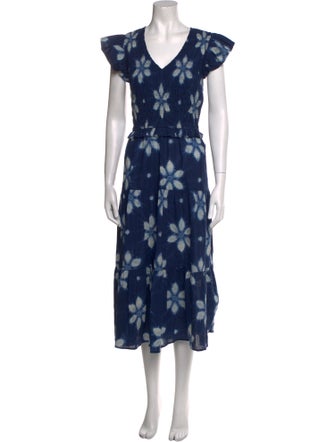 Sea New York Tie-Dye Print Long Dress