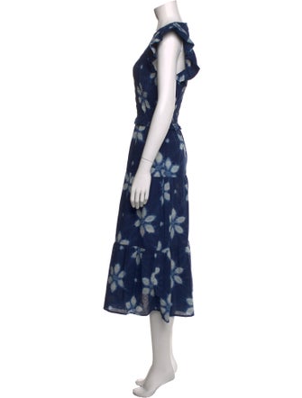 Sea New York Tie-Dye Print Long Dress