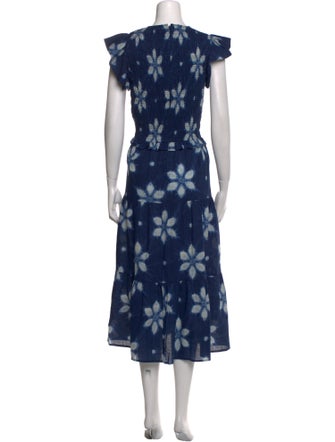 Sea New York Tie-Dye Print Long Dress