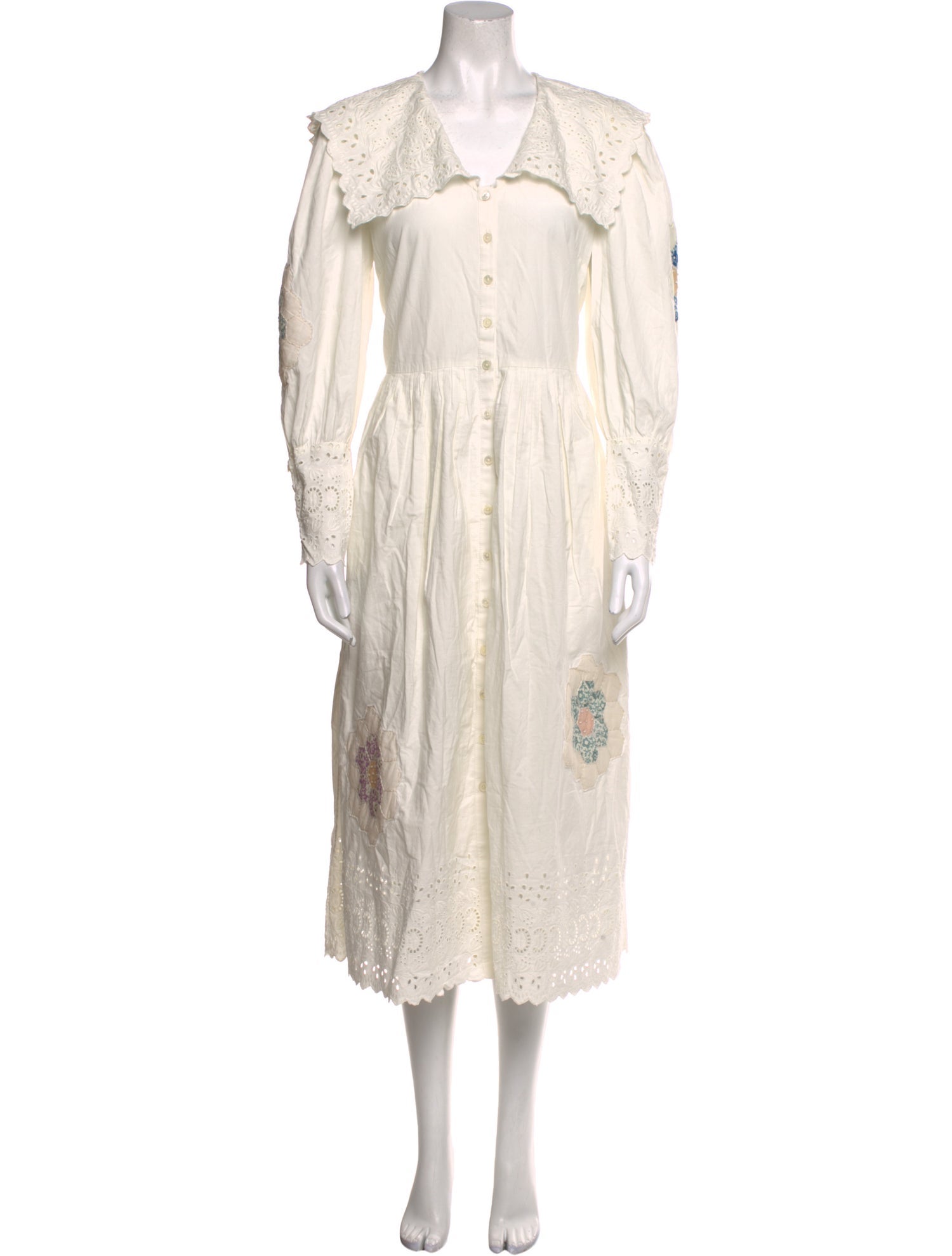 Sea New York V-Neck Midi Length Dress