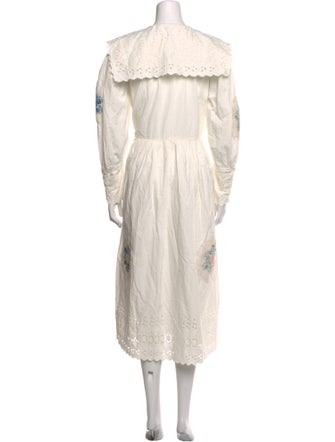 Sea New York V-Neck Midi Length Dress