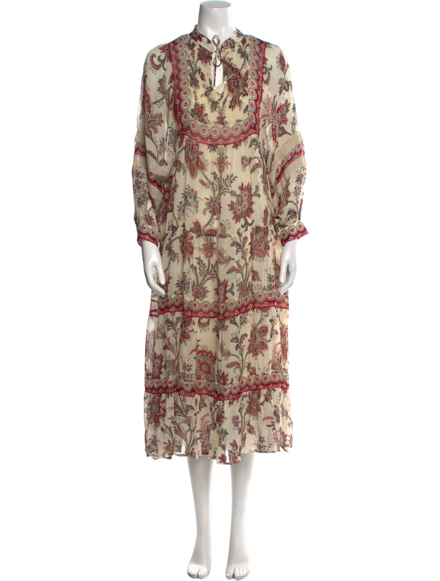 Sea New York Floral Print Midi Length Dress w/ Tags