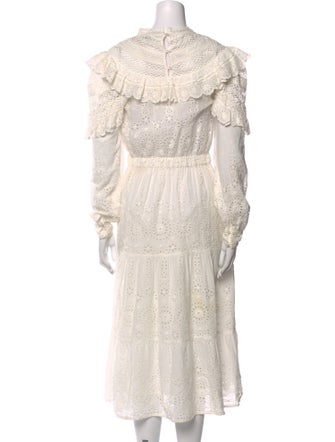 Sea New York Mock Neck Midi Length Dress