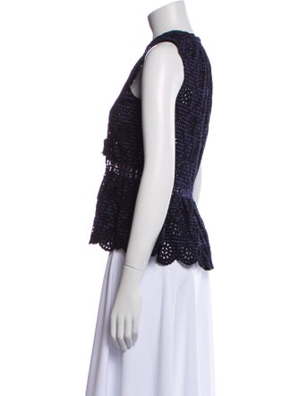 Sea New York V-Neck Sleeveless Crop Top