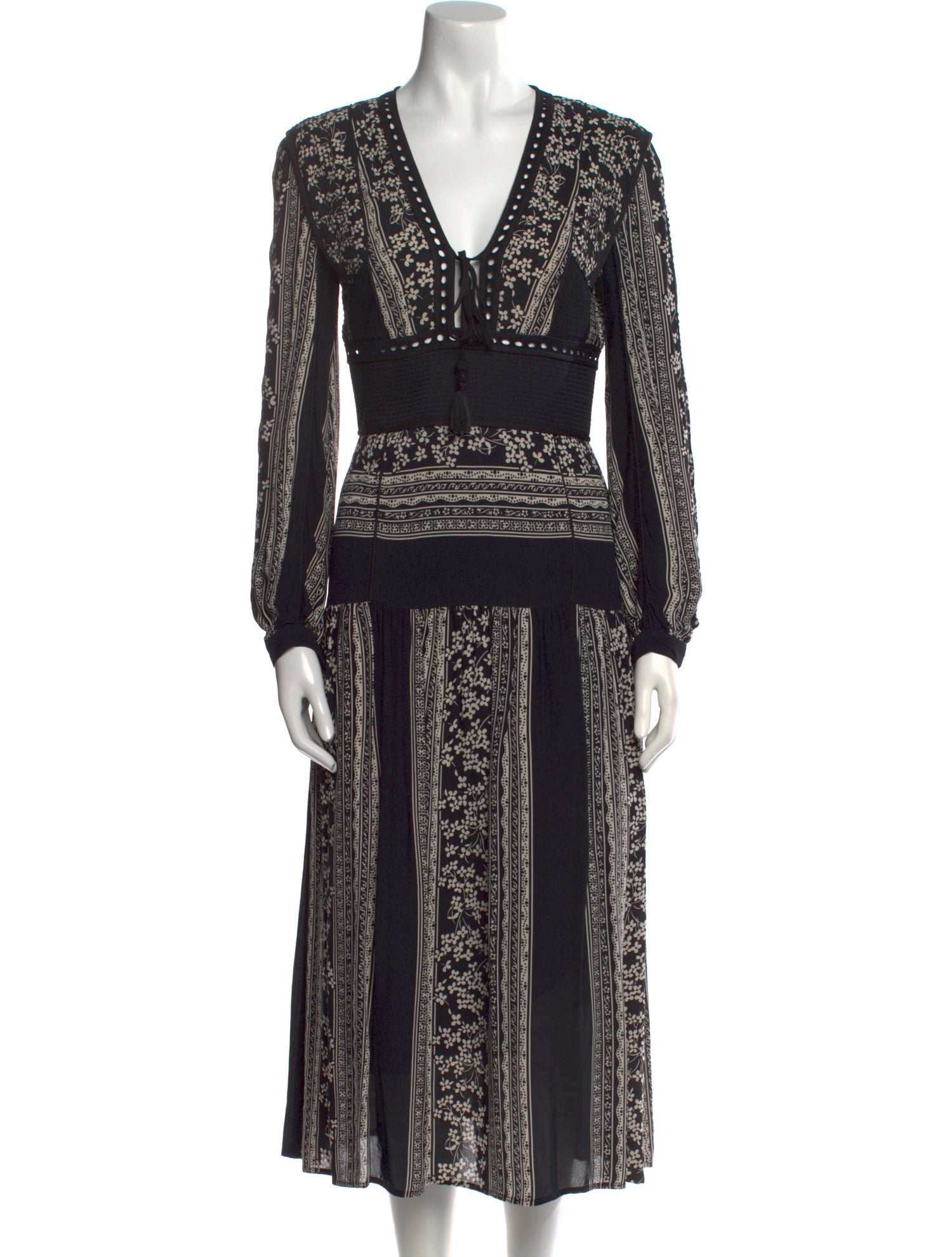 Sea New York Floral Print Midi Length Dress