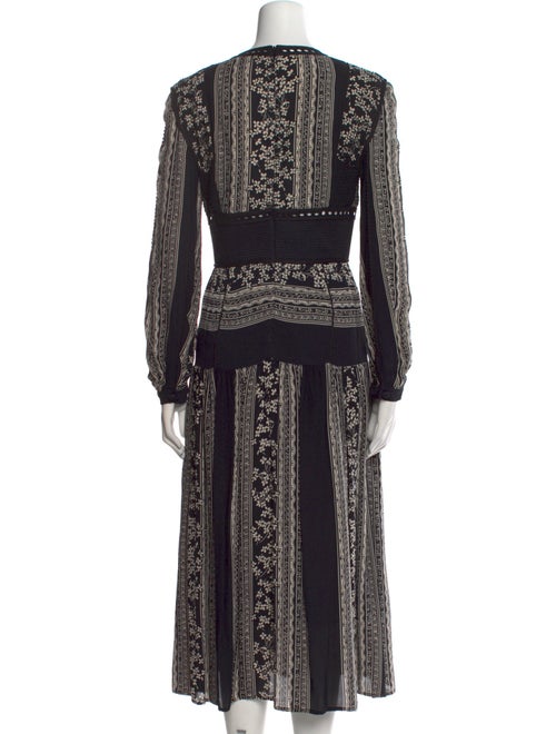 Sea New York Floral Print Midi Length Dress