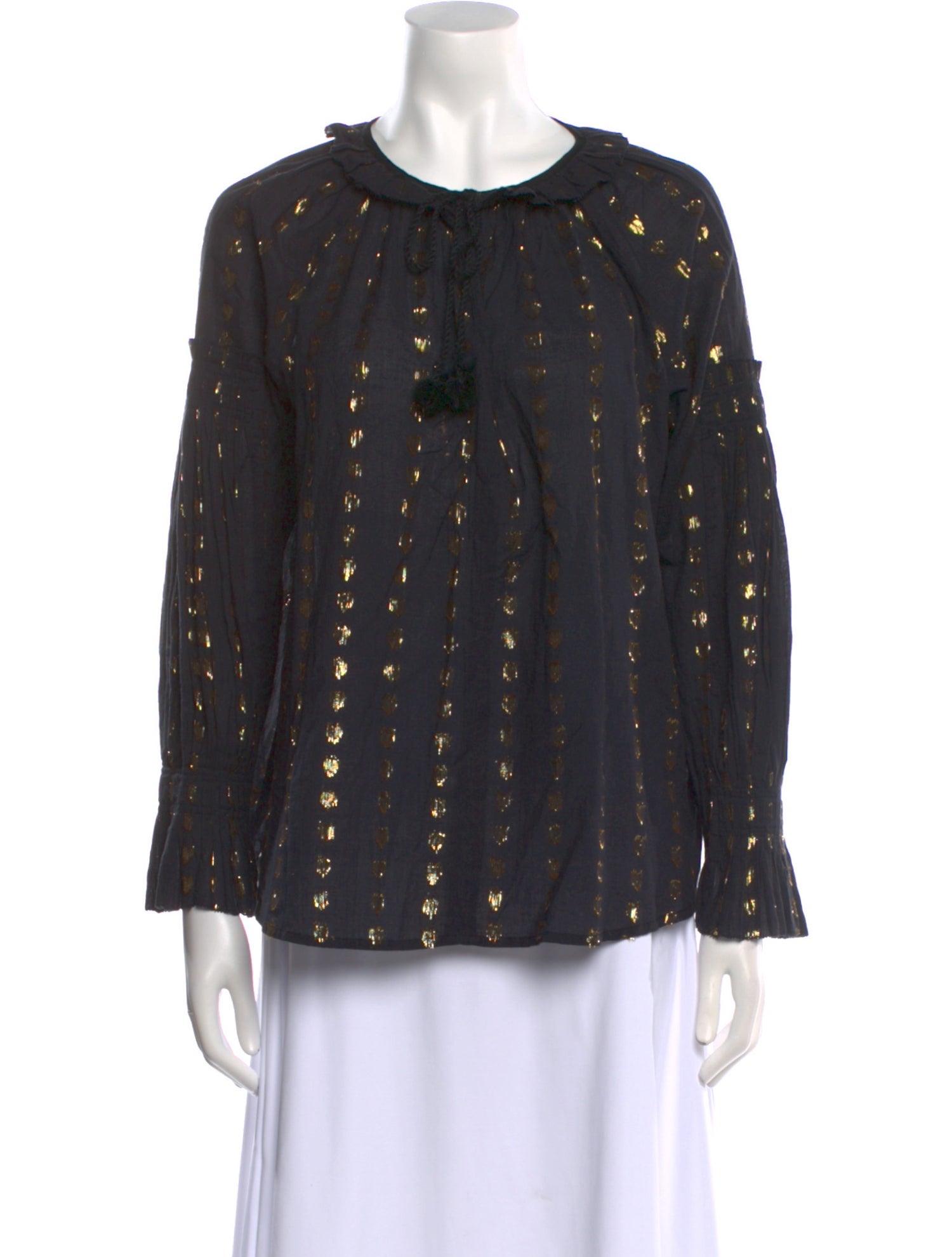 Sea New York Printed Scoop Neck Blouse