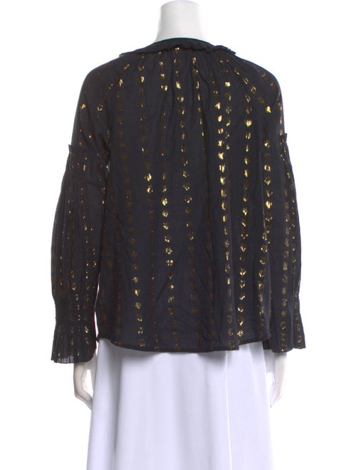 Sea New York Printed Scoop Neck Blouse