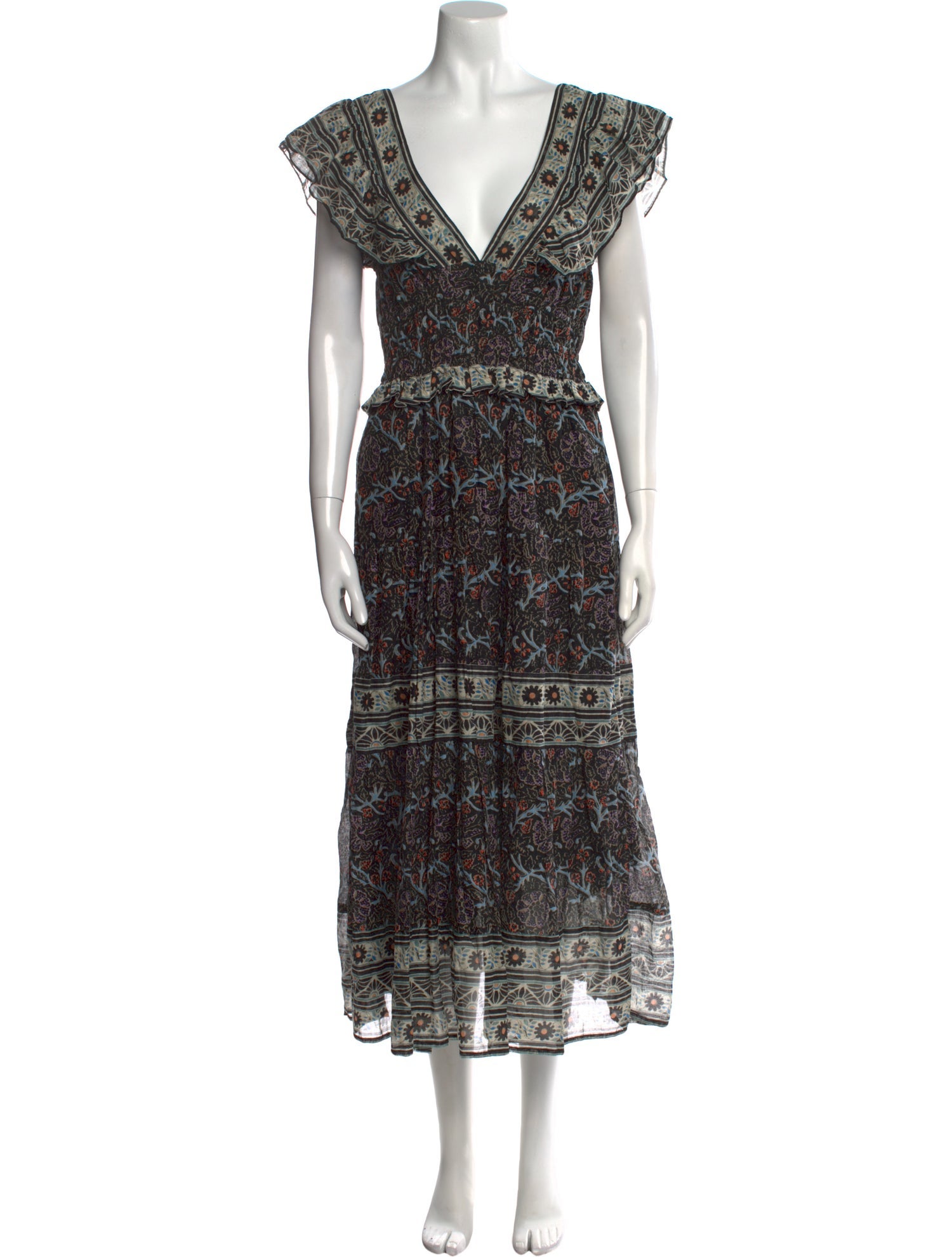 Sea New York Printed Long Dress