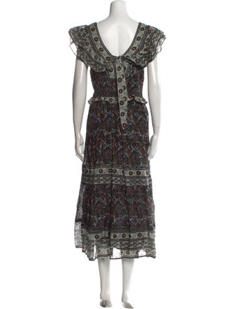 Sea New York Printed Long Dress