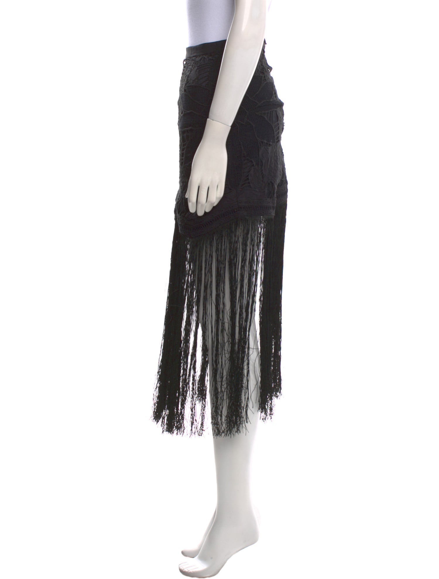 Sea New York Cutout Accent Midi Length Skirt w/ Tags