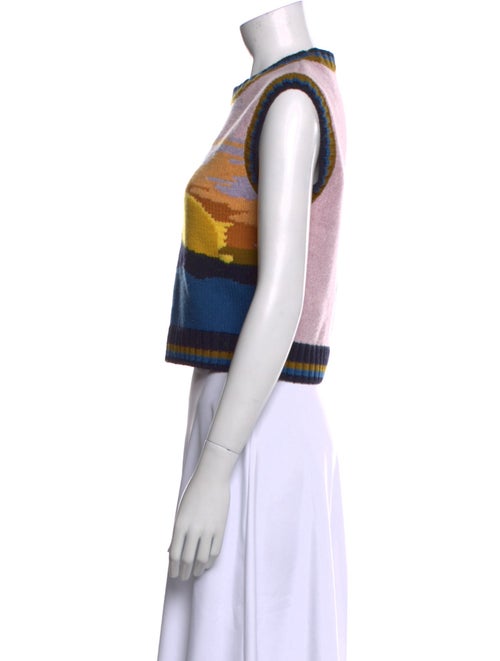 Sea New York Merino Wool Striped Crop Top