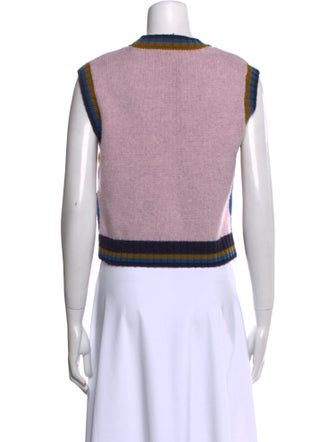 Sea New York Merino Wool Striped Crop Top