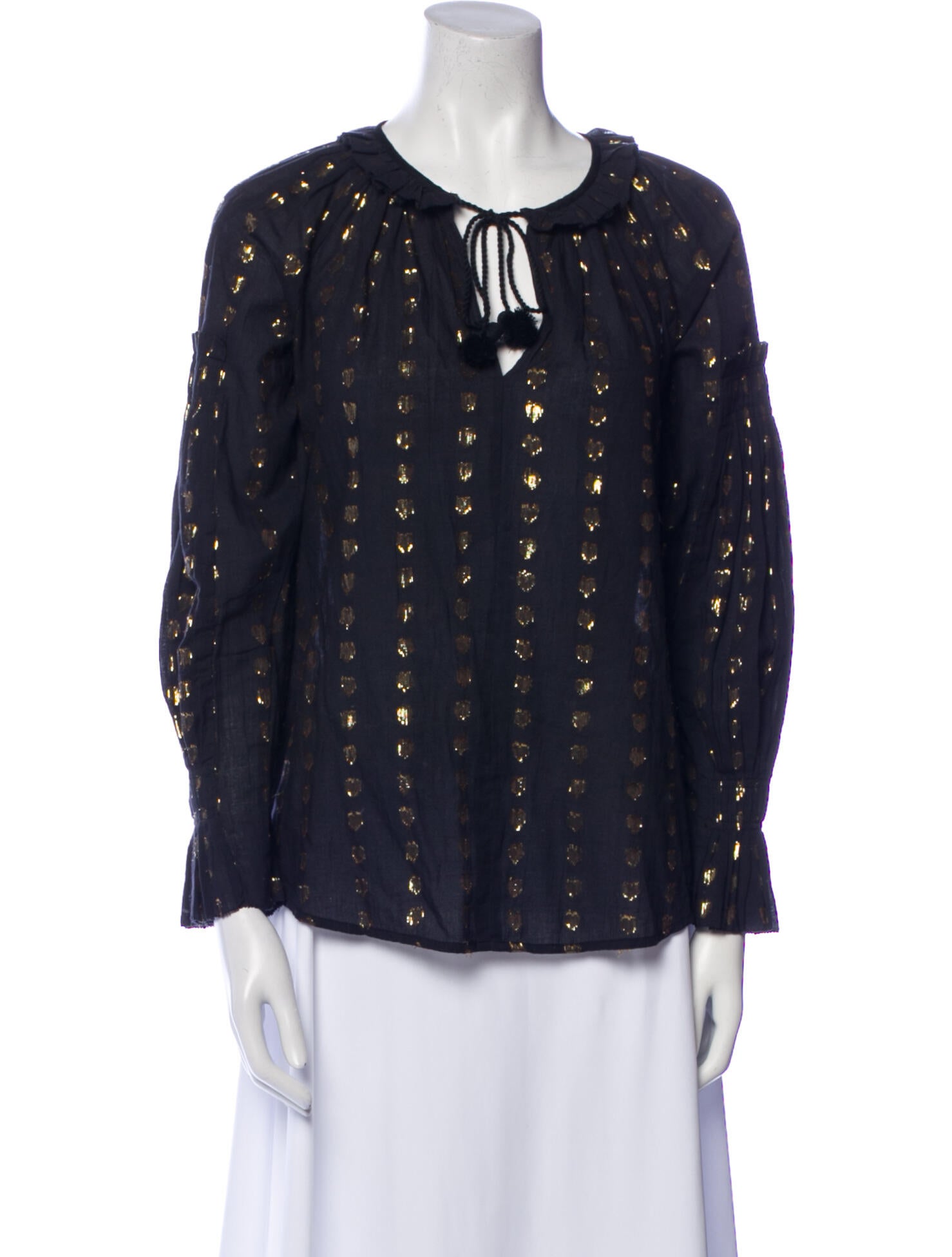 Sea New York Printed Scoop Neck Blouse