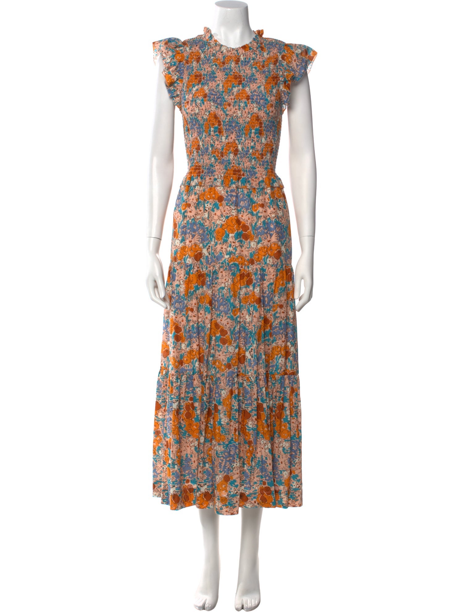 Sea New York Floral Print Long Dress