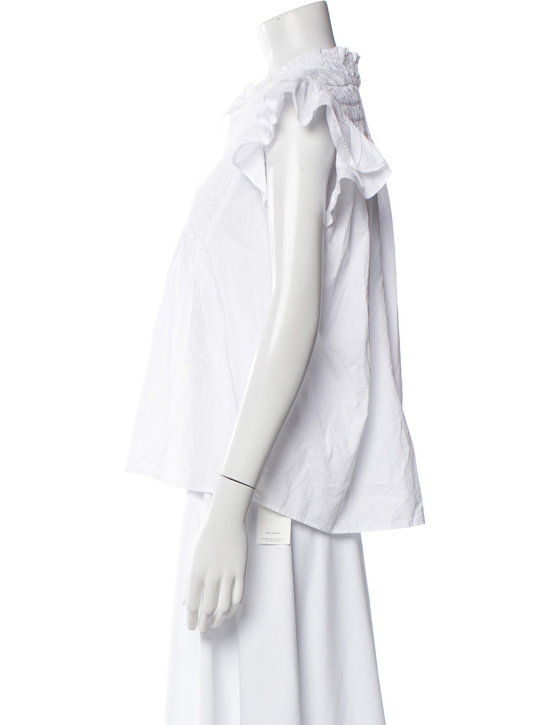 Sea New York V-Neck Short Sleeve Blouse